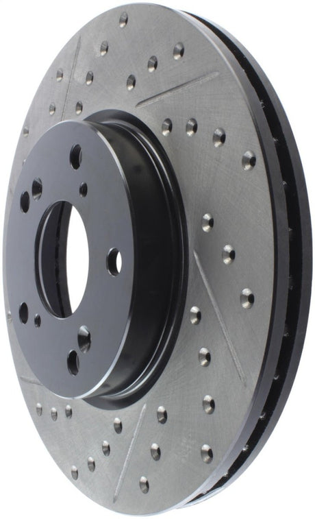 Stoptech - StopTech 06 - 08 Civic GX / 02 - 04 CR - V / 98 - 02 Honda Accord V6 / 03 - 07 Accord 4 cyl/V6 MT Slotted & D - Panda Motorworks