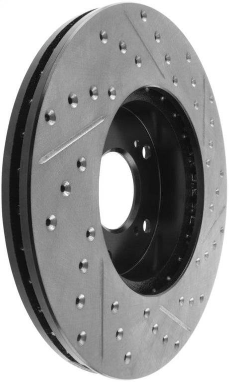 Stoptech - StopTech 06 - 08 Civic GX / 02 - 04 CR - V / 98 - 02 Honda Accord V6 / 03 - 07 Accord 4 cyl/V6 MT Slotted & D - Panda Motorworks