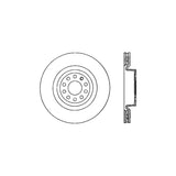 Stoptech - Stoptech 06 - 10 Audi A3 / 08 - 10 TT / 99 - 10 TT Quattro / 09 VW CC Front High Carbon CRYO - STOP Roto - Panda Motorworks