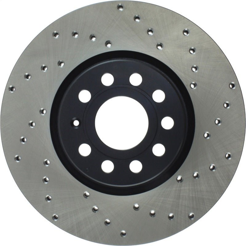 Stoptech - StopTech 06 - 13 Audi A3/08 - 09 TT / 06 - 09 VW GTI Mk V Cryo - Stop Left Front Drilled Rotor - Panda Motorworks