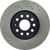 Stoptech - StopTech 06 - 13 Audi A3/08 - 09 TT / 06 - 09 VW GTI Mk V Cryo - Stop Left Front Drilled Rotor - Panda Motorworks