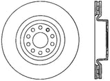 Stoptech - StopTech 06 - 13 Audi A3/08 - 09 TT / 06 - 09 VW GTI Mk V Cryo - Stop Left Front Drilled Rotor - Panda Motorworks