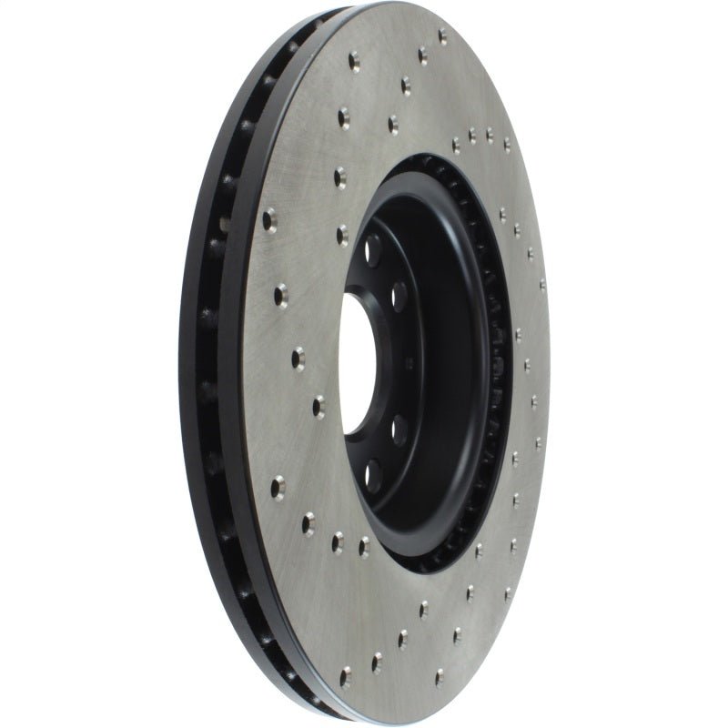 Stoptech - StopTech 06 - 13 Audi A3/08 - 09 TT / 06 - 09 VW GTI Mk V Cryo - Stop Left Front Drilled Rotor - Panda Motorworks