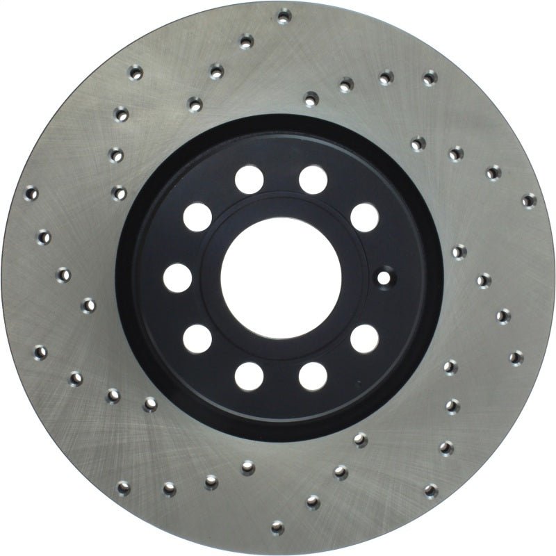 Stoptech - StopTech 06 - 13 Audi A3/08 - 09 TT / 06 - 09 VW GTI Mk V Cryo - Stop Right Front Drilled Rotor - Panda Motorworks