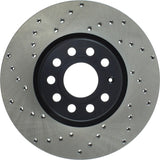 Stoptech - StopTech 06 - 13 Audi A3/08 - 09 TT / 06 - 09 VW GTI Mk V Cryo - Stop Right Front Drilled Rotor - Panda Motorworks