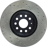 Stoptech - StopTech 06 - 13 Audi A3/08 - 09 TT / 06 - 09 VW GTI Mk V Cryo - Stop Right Front Drilled Rotor - Panda Motorworks