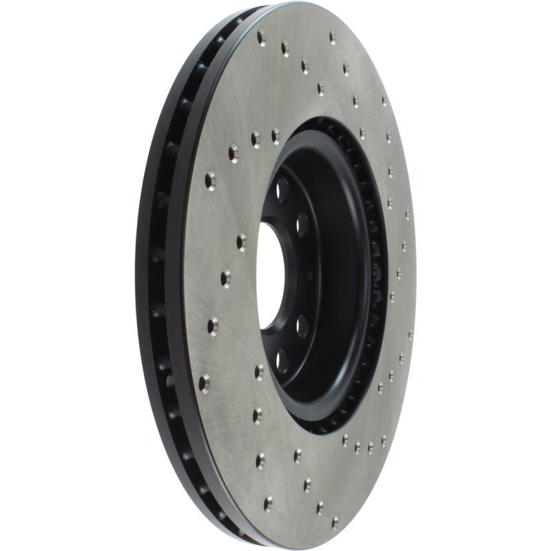 Stoptech - StopTech 06 - 13 Audi A3/08 - 09 TT / 06 - 09 VW GTI Mk V Cryo - Stop Right Front Drilled Rotor - Panda Motorworks