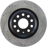 Stoptech - StopTech 09 - 13 VW CC 3.6L VR6 / 08 - 09 & 12 Golf R/Golf R32 Drilled Left Rear Rotor - Panda Motorworks