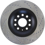 Stoptech - StopTech 09 - 13 VW CC 3.6L VR6 / 08 - 09 & 12 Golf R/Golf R32 Drilled Right Rear Rotor - Panda Motorworks