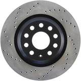Stoptech - StopTech 09 - 13 VW CC 3.6L VR6 / 08 - 09 & 12 Golf R/Golf R32 Drilled Right Rear Rotor - Panda Motorworks