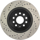Stoptech - StopTech 09 VW Passat CC / 06 - 09 Passat Slotted & Drilled Left Rear Rotor - Panda Motorworks