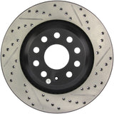 Stoptech - StopTech 09 VW Passat CC / 06 - 09 Passat Slotted & Drilled Left Rear Rotor - Panda Motorworks