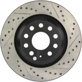 Stoptech - StopTech 09 VW Passat CC / 06 - 09 Passat Slotted & Drilled Left Rear Rotor - Panda Motorworks