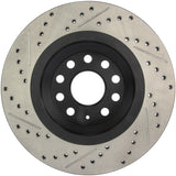 Stoptech - StopTech 09 VW Passat CC / 06 - 09 Passat Slotted & Drilled Left Rear Rotor - Panda Motorworks