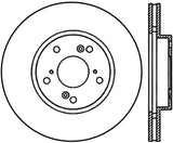 Stoptech - StopTech 13 - 15 Acura ILX Cryo Slotted Front Left Sport Brake Rotor - Panda Motorworks