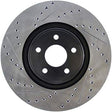 Stoptech - StopTech 14+ Ford Focus ST w/ 335mm Brakes Front Right Slotted & Drilled Rotor