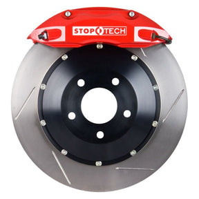 Stoptech - StopTech 2015 VW GTI Front BBK w/ Red ST - 40 Caliper Slotted 328X28 2pc Rotor - Panda Motorworks