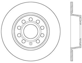 Stoptech - StopTech Drilled Cryo Sport Brake Rotor Rear Left 12 - 13 Volkswagen Beetle - Panda Motorworks