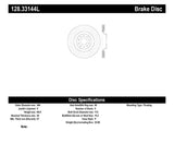 Stoptech - StopTech Drilled Sport Brake Rotor - Panda Motorworks