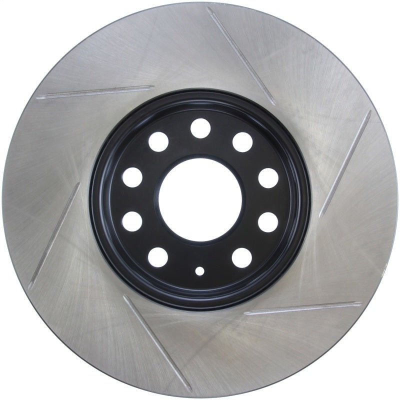 Stoptech - StopTech Power Slot 05 - 10 VW Jetta (except Wagon) Front Left Slotted Rotor - Panda Motorworks