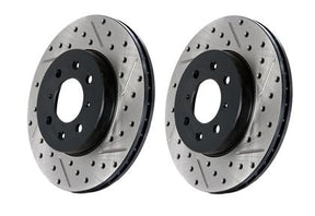 Stoptech - StopTech Rear Slotted & Drilled Sport Brake Rotor - Panda Motorworks