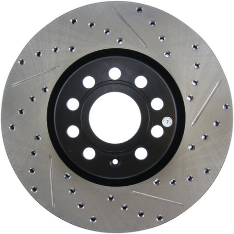 Stoptech - StopTech Slotted & Drilled Sport Brake Rotor - Panda Motorworks