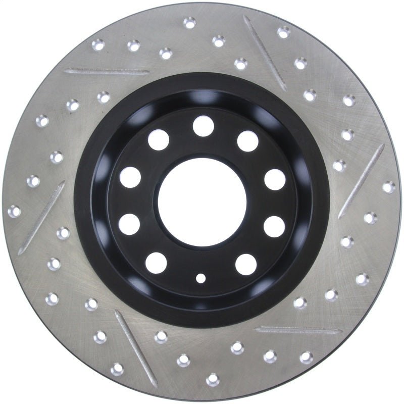 Stoptech - StopTech Slotted & Drilled Sport Brake Rotor - Panda Motorworks