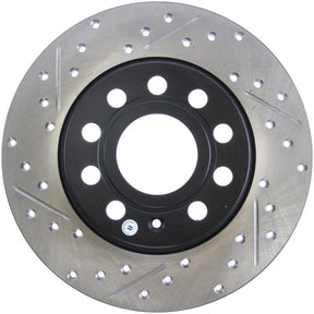 Stoptech - StopTech Slotted & Drilled Sport Brake Rotor - Panda Motorworks