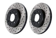 Stoptech - StopTech Sport Drilled/Slotted Cryo Treated Rotors - Front Pair - Audi A3/GTI/GLI
