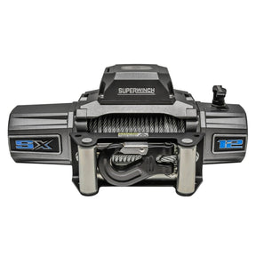 Superwinch - Superwinch 12000 LBS 12 VDC 3/8in x 85ft Wire Rope SX 12000 Winch - Graphite