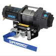 Superwinch - Superwinch 3500 LBS 12V DC 7/32 in x 32 ft Steel Rope Terra 3500 Winch - Gray Wrinkle
