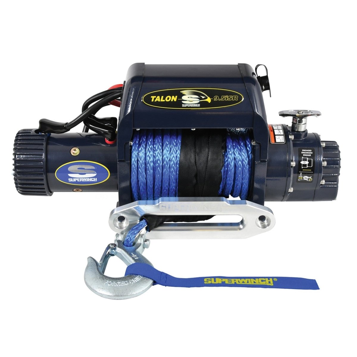 Superwinch - Superwinch 9500 LBS Integrated 12 VDC 3/8in x 80ft Synthetic Rope Talon 9.5iSR Winch