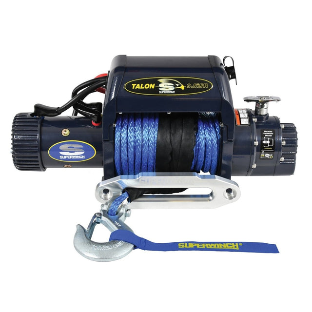 Superwinch - Superwinch 9500 LBS Integrated 12 VDC 3/8in x 80ft Synthetic Rope Talon 9.5iSR Winch