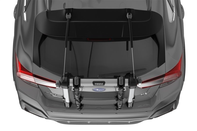 Thule OutWay Hanging-Style Trunk Bike Rack (Up to Bikes) Silver/Black