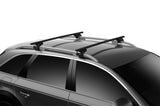 Thule - Thule SquareBar 135 Load Bars for Evo Roof Rack System (2 Pack / 53in.) - Black - Panda Motorworks