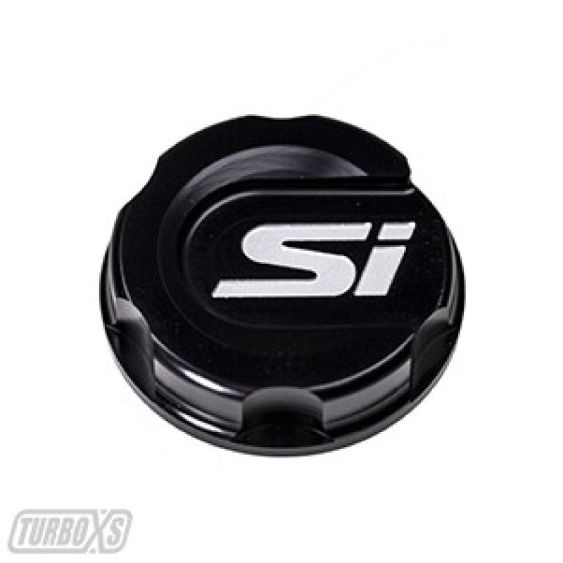 Turbo XS - Turbo XS 2016+ Honda Civic Black Oil Cap