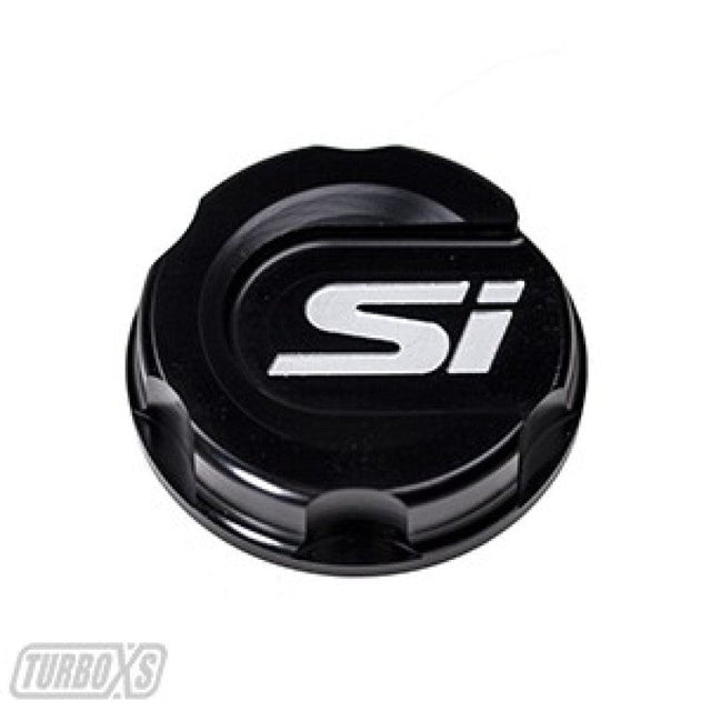 Turbo XS - Turbo XS 2016+ Honda Civic Black Oil Cap