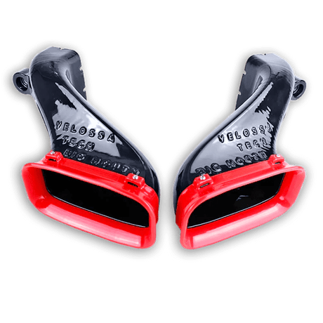 Velossa Tech - VELOSSA TECH 2017 - 2023 Kia Stinger 3.3T/2.0T/2.5T Dual BIG MOUTH Ram Air Intake Snorkels - Panda Motorworks