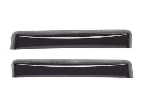 Weathertech - WeatherTech 16+ Honda Civic Rear Side Window Deflectors - Dark Smoke - Panda Motorworks