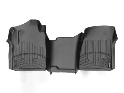 Weathertech - WeatherTech 2014+ Chevrolet Silverado 1500 Front w/ Vinyl Floors FloorLiner - Black