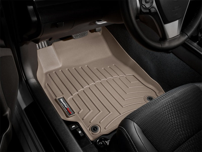 Weathertech - WeatherTech 2016+ Honda Civic Sedan Front FloorLiner - Tan - Panda Motorworks