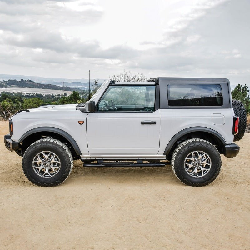 Westin - Westin 21 - 22 Ford Bronco (2 - Door) PRO TRAXX 4 Oval Nerf Step Bars - Textured Black - Panda Motorworks