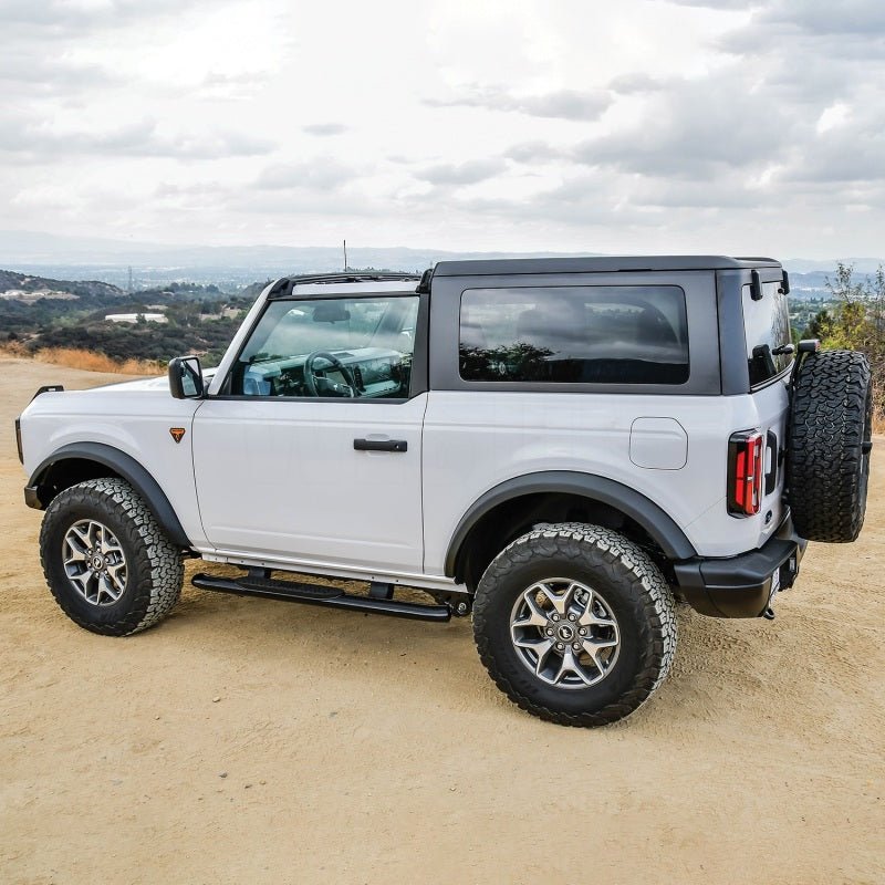 Westin - Westin 21 - 22 Ford Bronco (2 - Door) PRO TRAXX 4 Oval Nerf Step Bars - Textured Black - Panda Motorworks