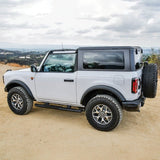 Westin - Westin 21 - 22 Ford Bronco (2 - Door) PRO TRAXX 4 Oval Nerf Step Bars - Textured Black - Panda Motorworks