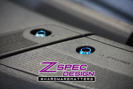 ZSPEC DESIGN - ZSPEC DESIGN INTERIOR DRESS - UP FASTENER KIT FOR 21+ FORD BRONCO 2.7L, TITANIUM & BILLET - Panda Motorworks