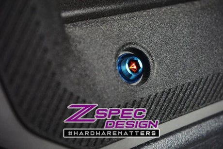 ZSPEC DESIGN - ZSPEC DESIGN INTERIOR DRESS - UP FASTENER KIT FOR 21+ FORD BRONCO 2.7L, TITANIUM & BILLET - Panda Motorworks