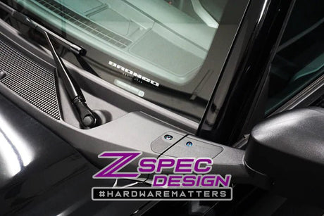 ZSPEC DESIGN - ZSPEC DESIGN INTERIOR DRESS - UP FASTENER KIT FOR 21+ FORD BRONCO 2.7L, TITANIUM & BILLET - Panda Motorworks