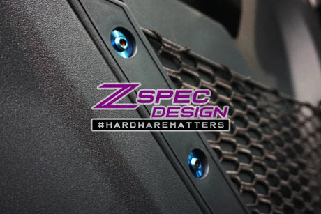 ZSPEC DESIGN - ZSPEC DESIGN INTERIOR DRESS - UP FASTENER KIT FOR 21+ FORD BRONCO 2.7L, TITANIUM & BILLET - Panda Motorworks