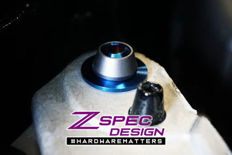 ZSPEC DESIGN - ZSPEC DESIGN INTERIOR DRESS - UP FASTENER KIT FOR 21+ FORD BRONCO 2.7L, TITANIUM & BILLET - Panda Motorworks
