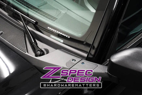 ZSPEC DESIGN - ZSPEC DESIGN "STAGE 3" DRESS - UP FASTENER KIT FOR 21+ FORD BRONCO 2.7L, TITANIUM & BILLET - Panda Motorworks